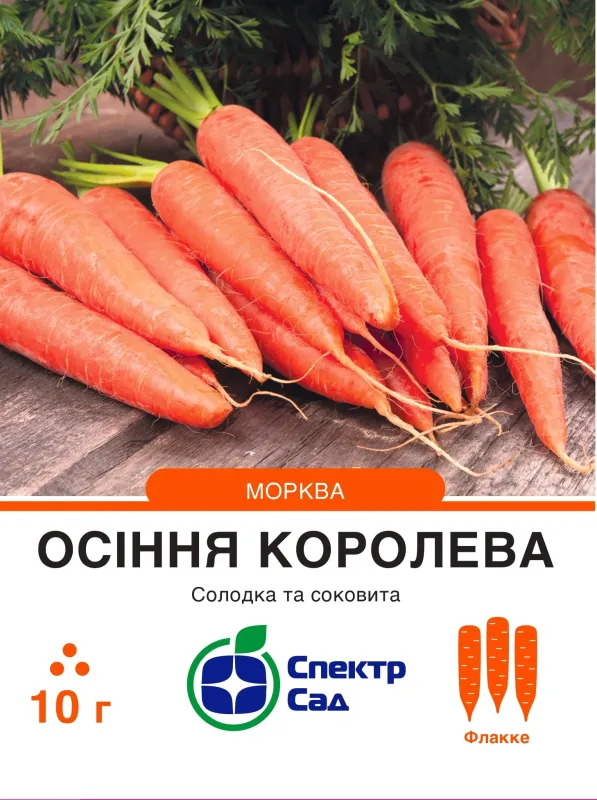 Морква Осіння Королева,10 г