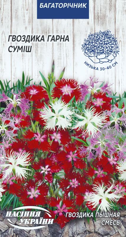 Насіння Гвоздики Гарна суміш  0,2г