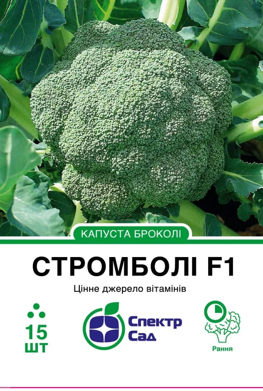 Капуста броколі Стромболі F1, 15 шт