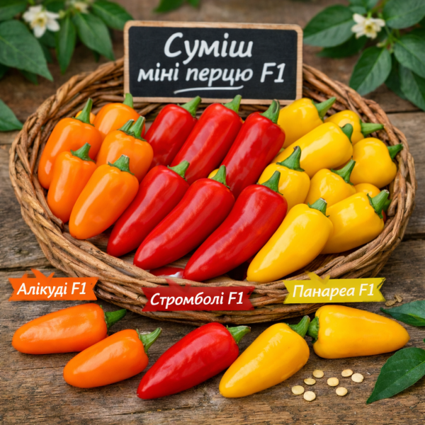 Суміш насіння  перцю солодкого міні (9 шт)